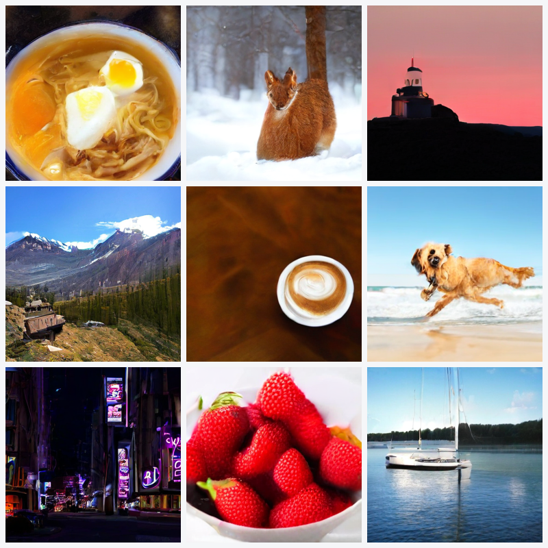 Two 256px images generated by PixelModel v6