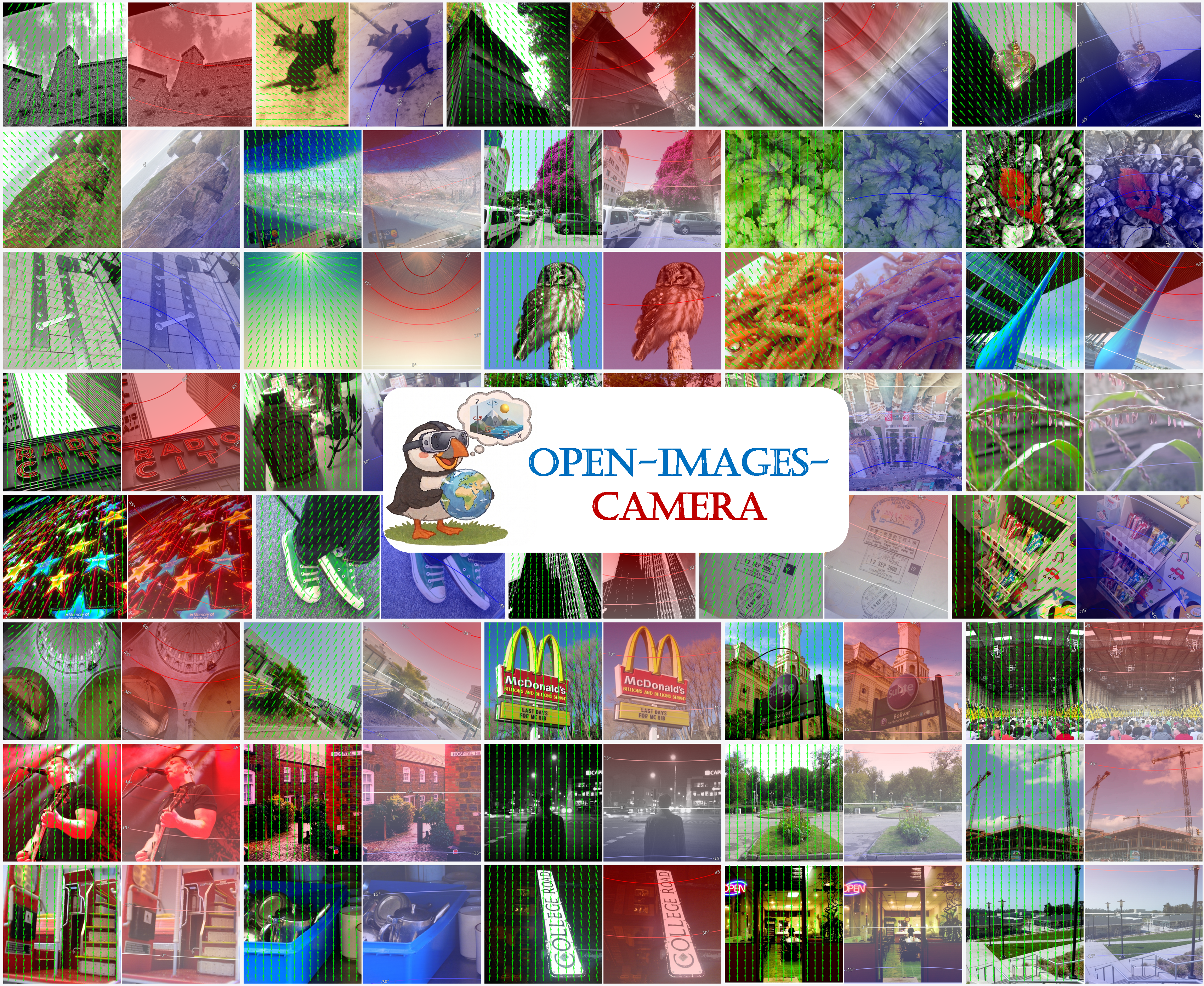 camera map collage