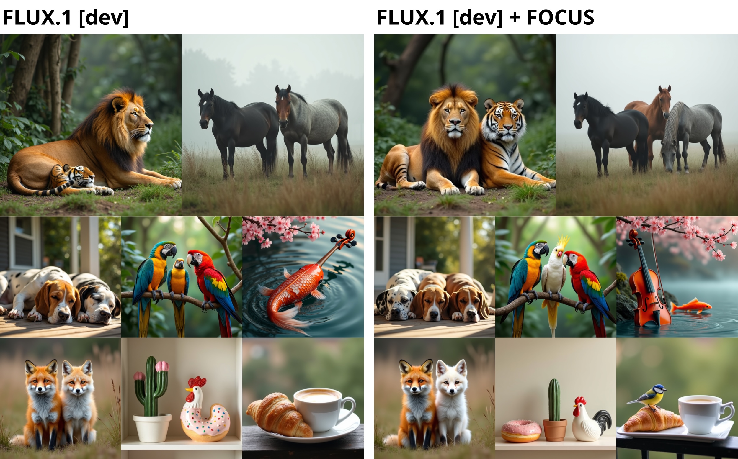 FLUX.1 [dev] + FOCUS