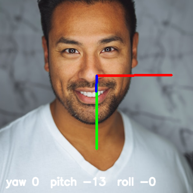 6DRepNet head pose