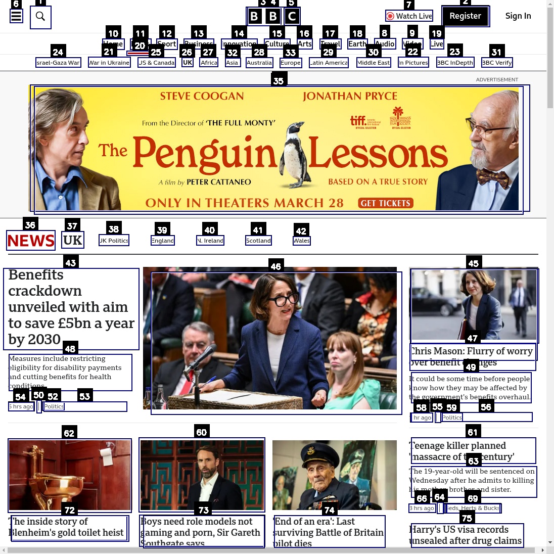 BBC News Annotation Example